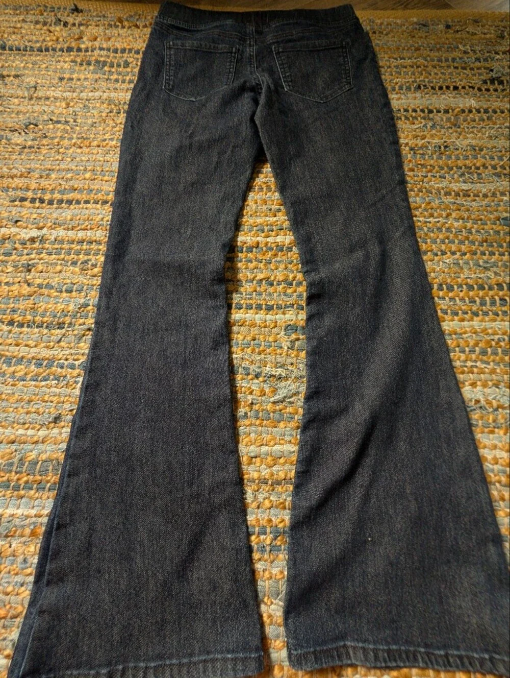 NWT OshKosh B'gosh Flare Jeans Girls 14 Dark Wash Stretch Denim Pull On